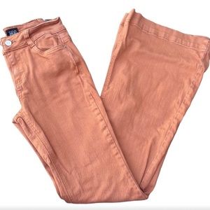 BDG orange flair jeans